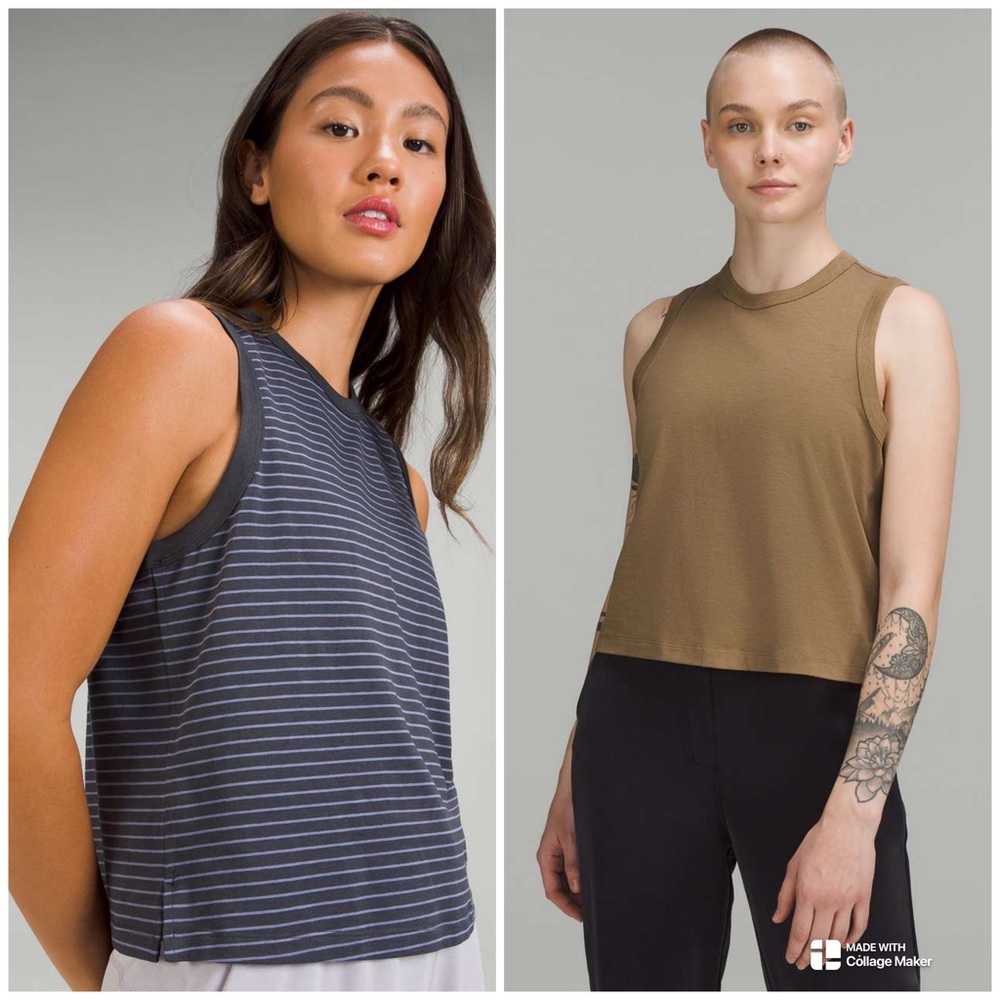 Lululemon classic fit cotton-blend tank top bundle